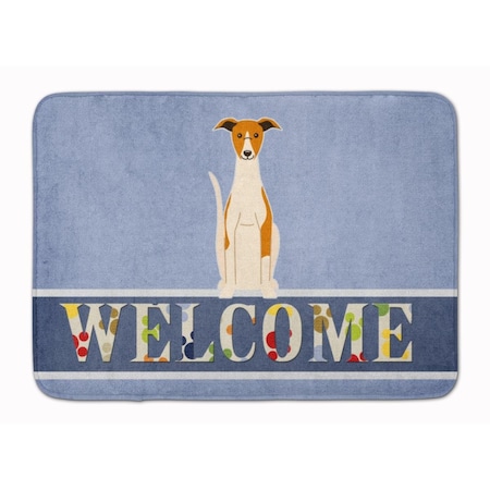 Carolines Treasures Whippet Welcome Machine Washable Memory Foam Mat BB5680RUG